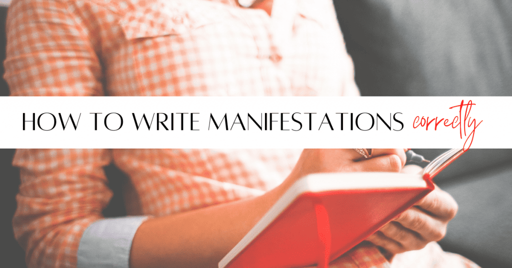 write manifestations correctly