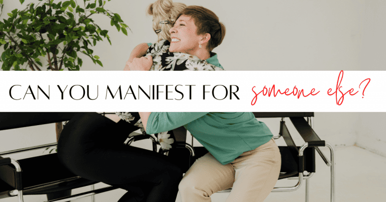 Can you manifest for someone else? Oh, you definitely wanna know this!