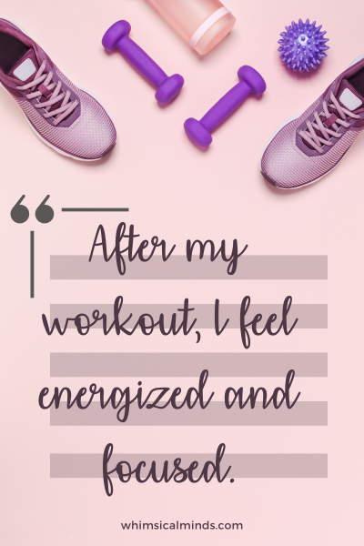 affirmations for exercise