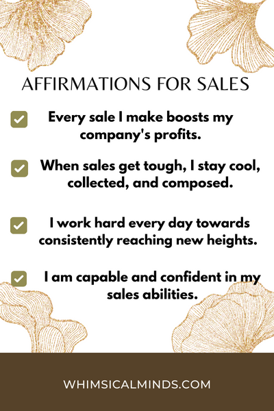 AFFIRMATIONS FOR SALES