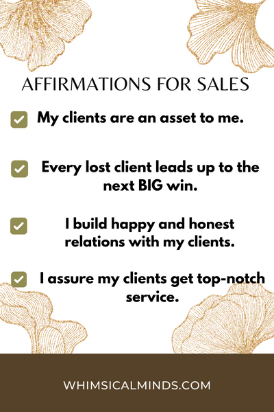 AFFIRMATIONS FOR SALES